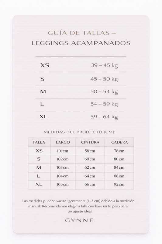 Leggings acampanados